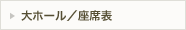 大ホール／座席表